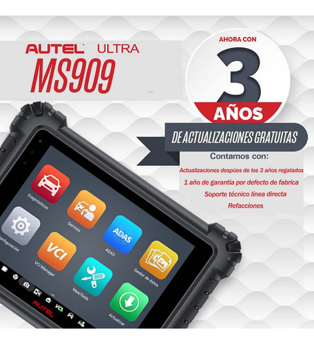 Scanner Automotriz Maxisys Ms909 Autel