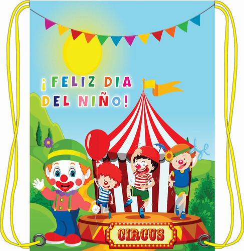 40pz Morralitos Dulceros- Feliz Día Del Niño - Personalizado