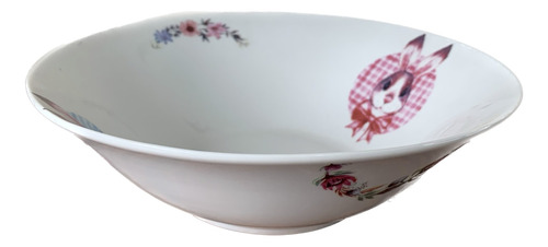 Tigela Porcelana Pascoa Coelho 20,5cm