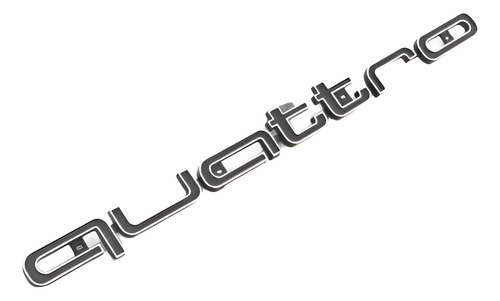 Emblema Quattro Audi 46cm Parrilla A1 A3 S3 A4 Tt A5 A6 A7