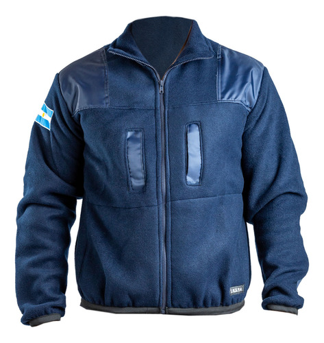 Campera Polar Policía Uniforme Azul Noche Rerda Premium