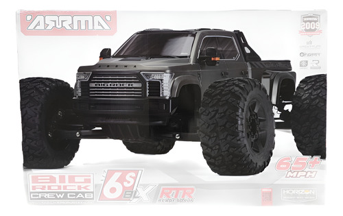 Arrma 1/7 Big Rock 6s 4wd Blx Monster Rtr- Sem Uso, Na Caixa