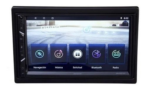 Radio De Aiwa Auto Aw-a601bt2 Din Android 10.0 Gps Bt Táctil