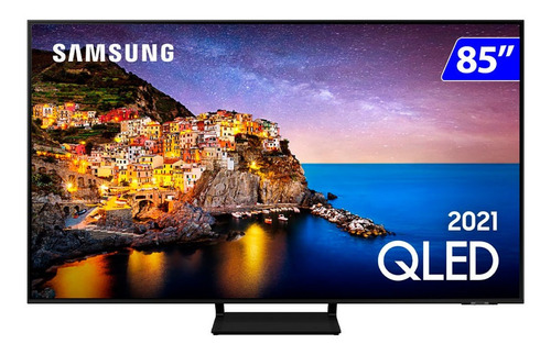 Imagem 1 de 5 de Smart Tv Samsung Qled 85 4k Wi-fi Tizen Comando De Voz
