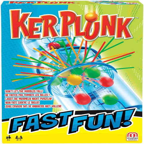 Mattel Games Fast Fun Blokus/kerplunk, Juego Para Dos Jugado