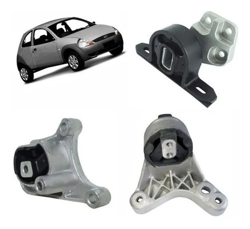 Kit Coxim Motor Cambio Traseiro Ford Ka Endura 1997+brinde