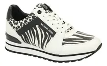 Comprar Tenis Michael Kors Nuevos Originales Blancos Con Negro 23