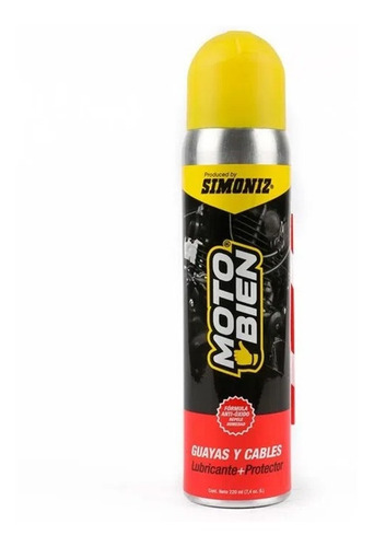 Lubricante Y Protector De Guayas Y Cables De Moto Simoniz