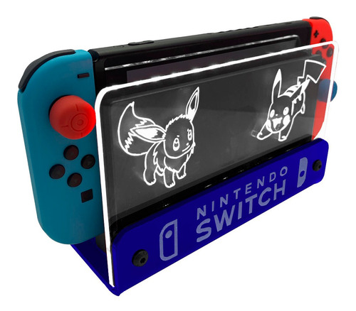 Suporte Nintendo Switch Let´s Go Pokemon Eevee E Pikachu