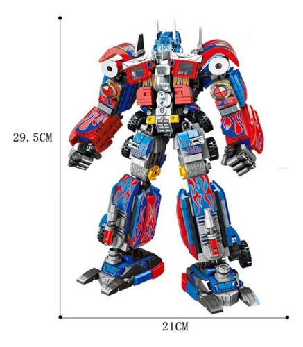 Bloques Construccion Optimus Prime 29 Cm Transformers 813 Pc