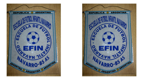 Banderin Grande 40cm Escuela Futbol Infantil Navarro