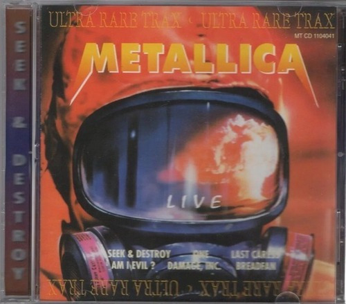 CD pirata raro selado do Metallica Live Ultra Rare Trax