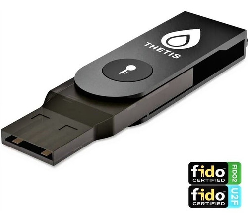 Imagen 2 de 5 de Thetis Usb Key Llave Seguridad Fido2 U2f + Otg Tipo C Usb A!