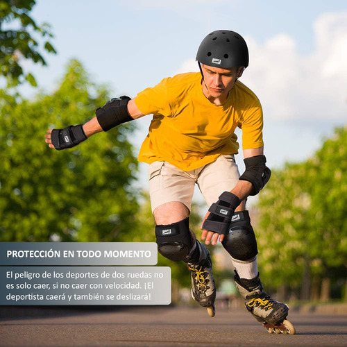 Equipo De Protección Casco Rodilleras Coderas Para Patinaje