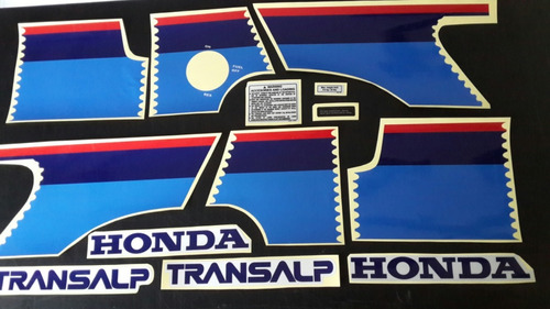 Calcomanias Para Honda Xl 600v Transalp 1989 Moto Blanca
