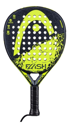 Pala de pádel  Head Flash 2020 color amarillo flúor/negro