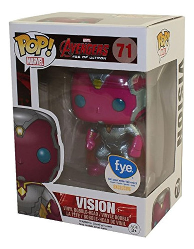 Funko Pop Marvel Avengers Vision Metallic #71 3.75