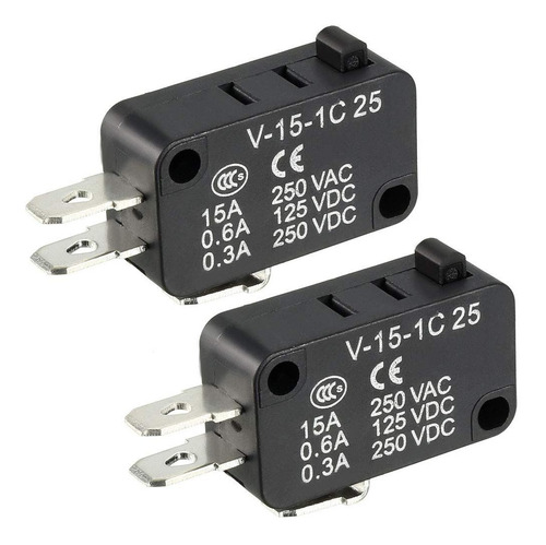 Microswitch V-15 (5 Pzas)  Interruptor On/off 15a 250v Ip65
