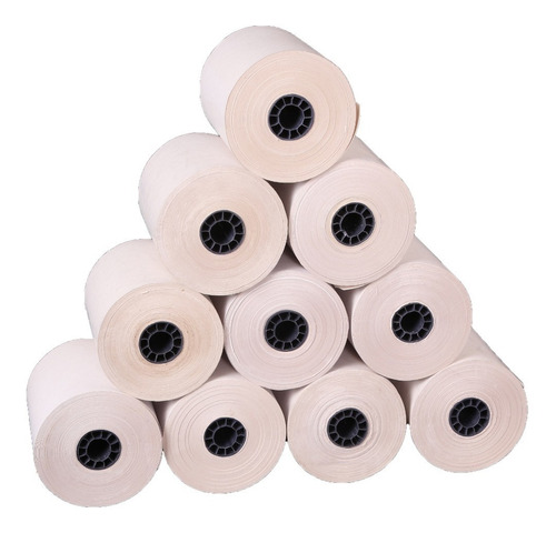 100 Rollos Papel Térmico 57 X 38 Mm Recibos Impresora 58 Mm