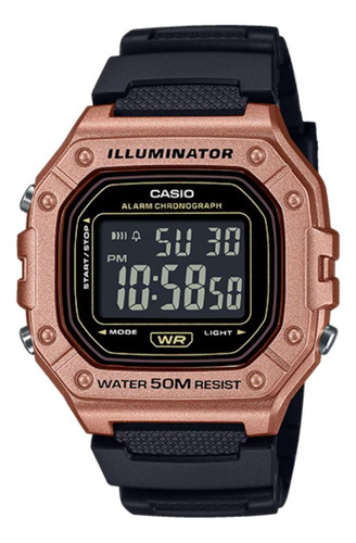 Reloj Casio Digital Rosa W-218hm-5bv