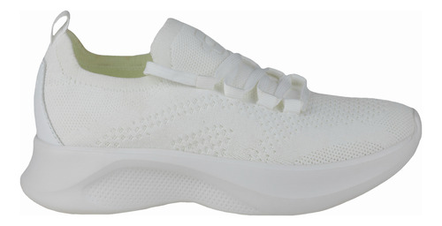 Tenis Blanco Mujer Charly Urbano Suela Gruesa 1059202 Confor