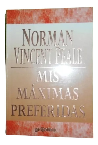 Libro, Mis Maximas Preferidas - Norman Vincent