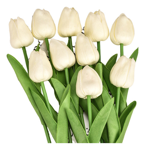 Tulipanes Falsos Real Touch Flores Artificiales 10 Piezas