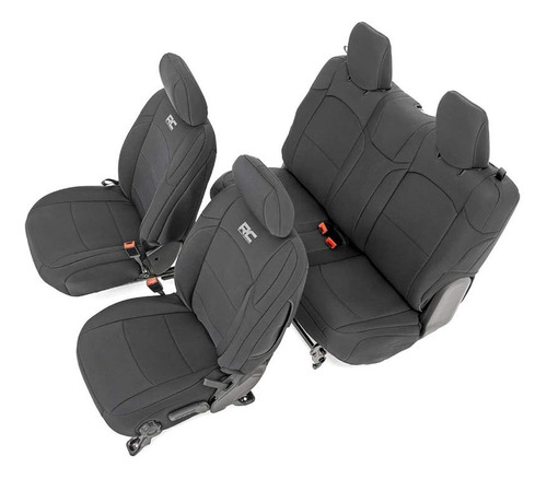 Fundas De Asiento De Neopreno Rough Country Para Jeep Wrangl