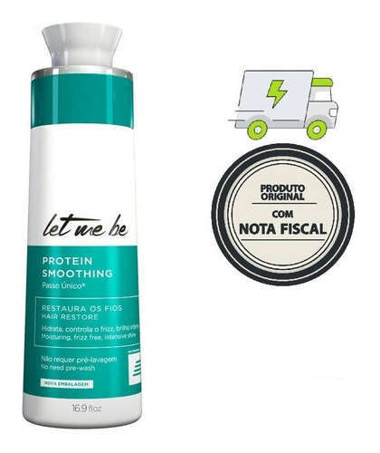 Escova Progressiva Let Me Be Protein Smoothing 1l Passo Unico Sem Formol Pronta Entrega Envio 24horas