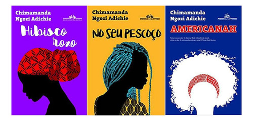 Box Chimamanda Ngozi Adichie +no Seu Pescoço+americanah