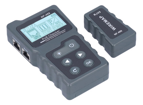 Identificación Automática Del Probador Poe Ethernet Lcd Nf48