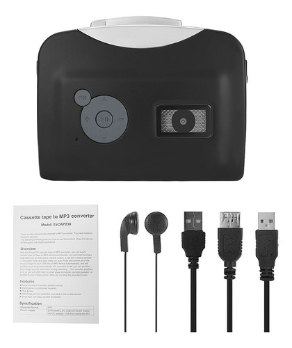 Convertidor De Cinta De Casette A Mp3 Para Guardar En Usb