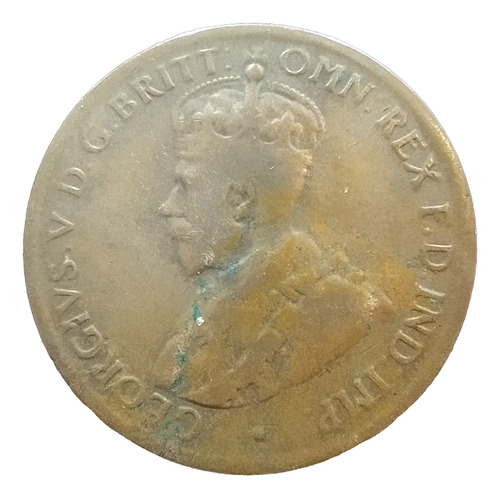 Antigua Moneda Half Penny Australia 1922 Km# 22