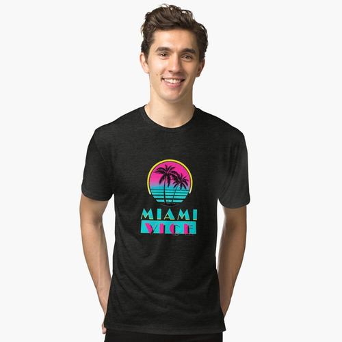 Polera Miami Vice Division Miami H