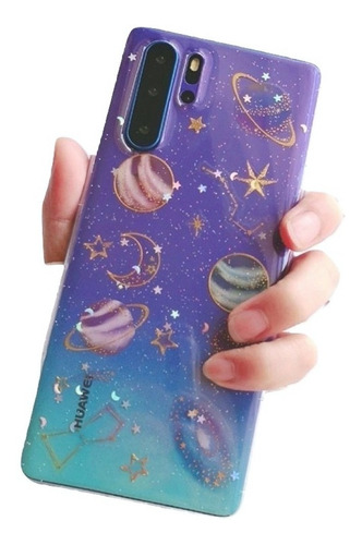 Funda 360 Galaxia Brillo Xiaomi Y Redmi + Cristal Templado 