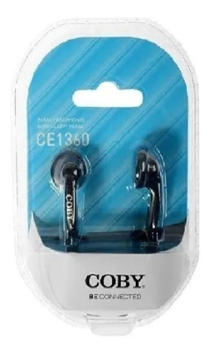 Fone De Ouvido Coby Ce1360 Com Cabo De 1.2 Metros - Preto