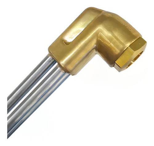 Caneta Maçarico De Corte 531 C/ 3 Tubos E Alavanca Em Inox