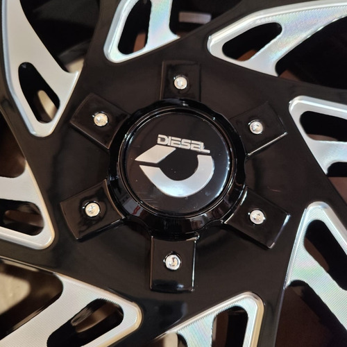 Roda Diesel Off Road Aro 20 Tala 10 / 6x139.7 Offset -12 Cor Preto