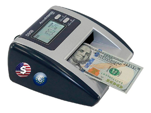 Imagen 1 de 5 de Detector De Dolares Accubanker D500 (dl/eu) 1 Año Garantía