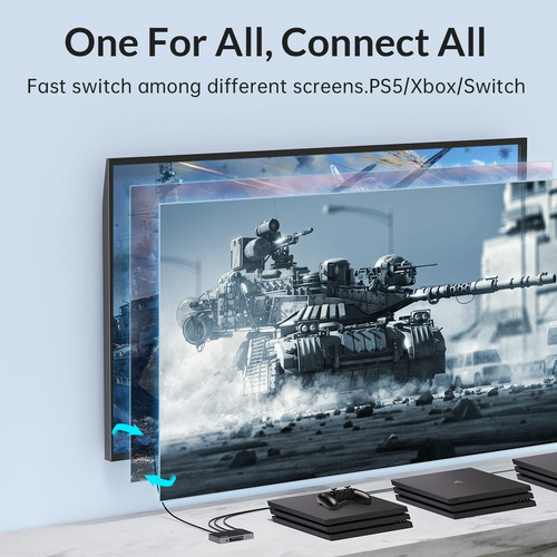 Imagen 5 de 6 de Switch Orico 3 En 1 Hd-3h Macbook Computadora
