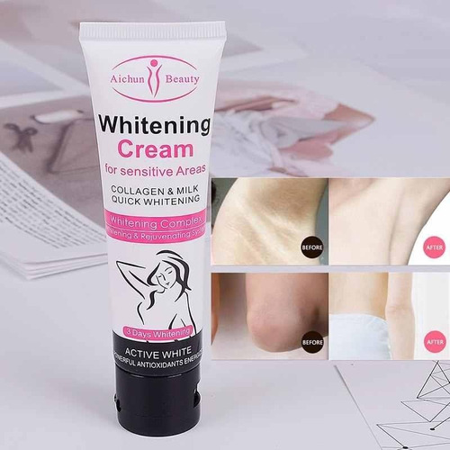 Imagen 3 de 5 de Crema Blanqueadora Aclarante Axila Zona Íntima Cuello Eficaz
