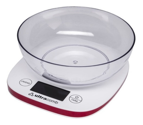 Balanza de cocina digital Ultracomb BL-6002 pesa hasta 3kg