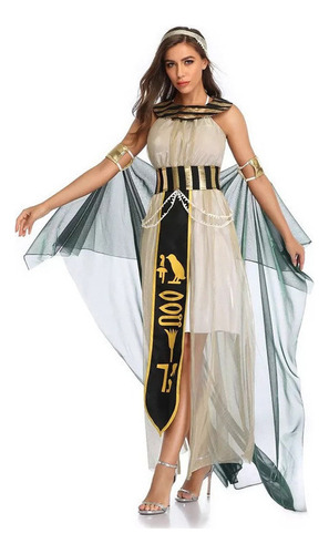 Fantasia De Casal Halloween Cosplay Faraó Egipcio Cleopatra