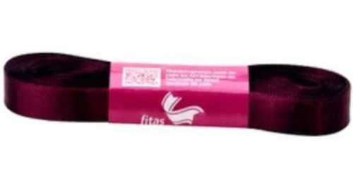 Fita De Cetim Progresso 10mm - 10m Cor 1355 Marsala - 01 Uni