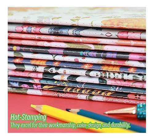 Paquete De Revistas Para Escribir A5 Notebook Bulk Set, 12 Y
