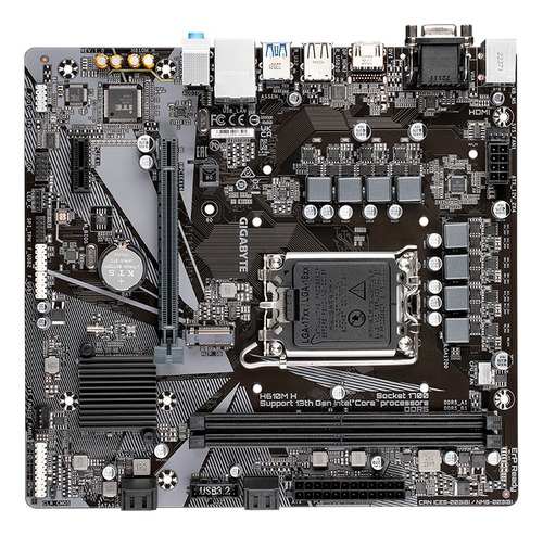 Board Gigabyte H610m H Ddr5 (socket 1700) Color Negro