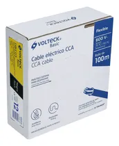 Comprar Rollo De 100m De Cable de Alucobre Thw Awg Negro Volteck CCA-12N