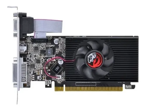 Placa de Vídeo Nvidia Pcyes GeForce G210 1GB DDR3 Quad HD HDMI DV...