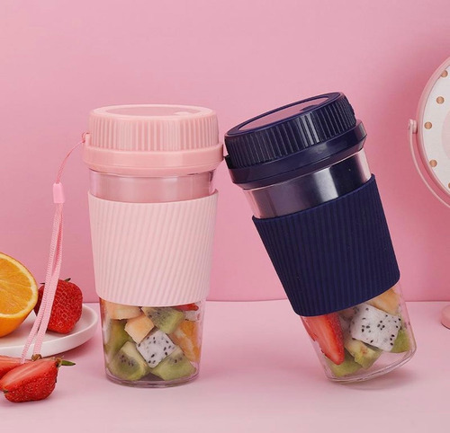 Imagen 2 de 10 de Vaso Licuadora Portatil Con Carga Usb Procesadora Con Fuerza