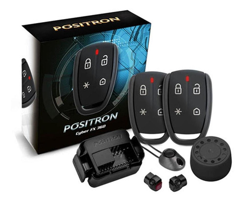 Imagen 1 de 5 de Alarma De Auto Positron Cyber Fx 360 Us Con Control Remoto F